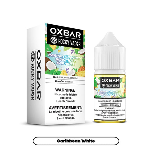 Rocky Vapor Oxbar Caribbean White Salt Nic