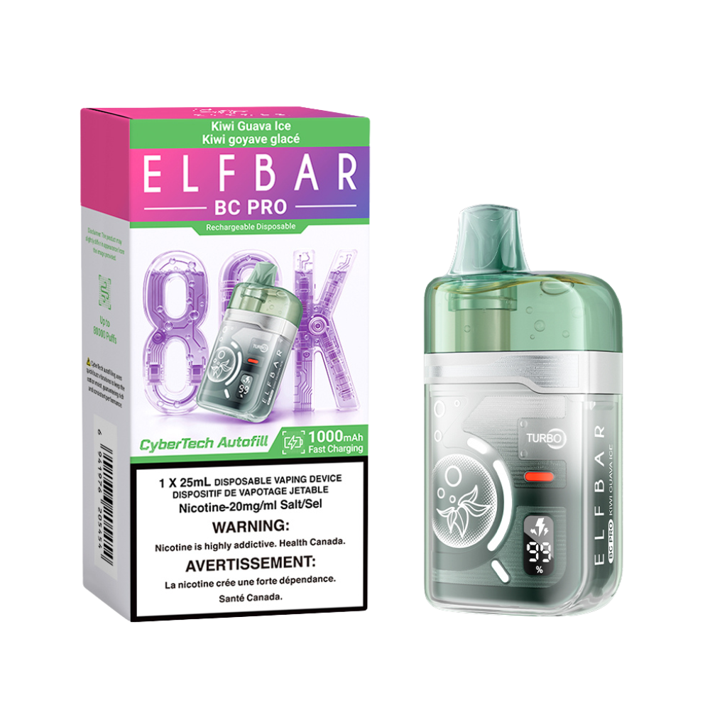 Elf Bar BC Pro 80K - Kiwi Guava Ice