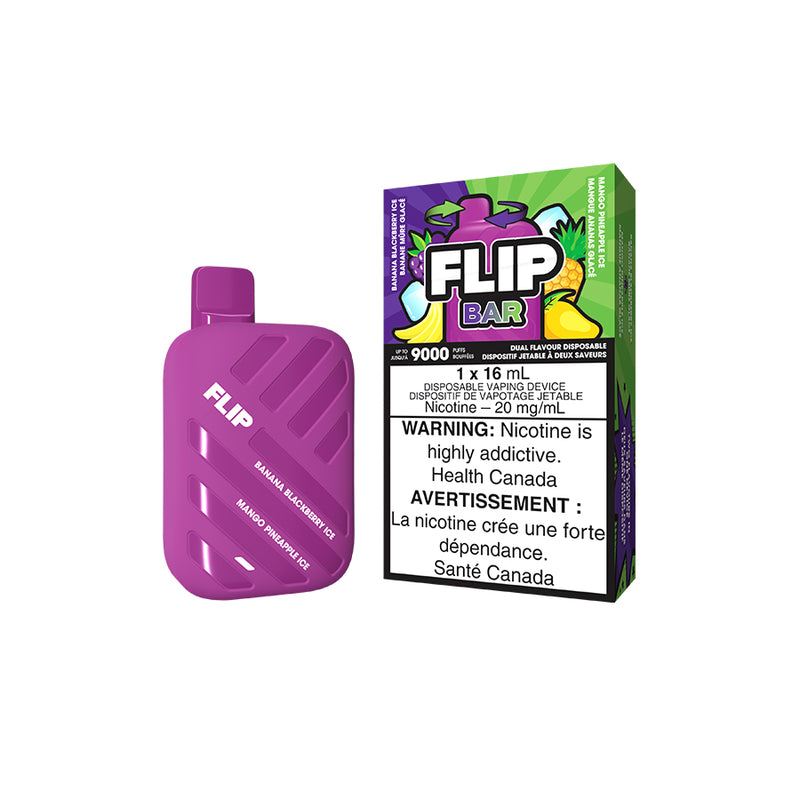 Flip Bar Banana Blackberry Ice and Mango Pineapple Ice Disposable Vape