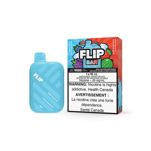 Flip Bar Berry Blast and Straw Melon Ice Disposable Vape - Online Vape Shop Canada - Quebec and BC Shipping Available