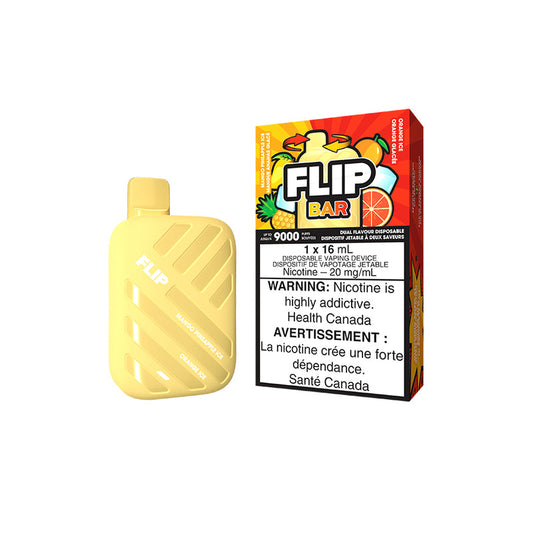 Flip Bar Mango Pineapple Ice and Orange Ice Disposable Vape