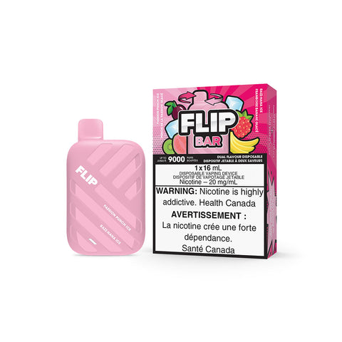 Flip Bar Passion Punch Ice and Razz Nana Ice Disposable Vape - Online Vape Shop Canada - Quebec and BC Shipping Available