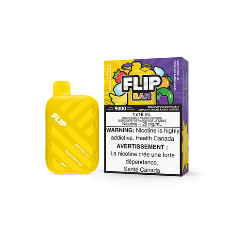 Flip Bar Razz Nana Ice and Grape Punch Ice Disposable Vape - Online Vape Shop Canada - Quebec and BC Shipping Available