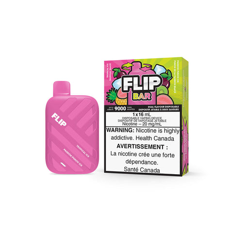 Flip Bar Tropical Ice and Passion Punch Ice Disposable Vape - Online Vape Shop Canada - Quebec and BC Shipping Available