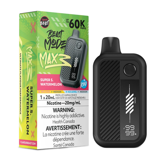 Flavour Beast Beast Mode Max 3 60K - Super S. Watermelon Iced