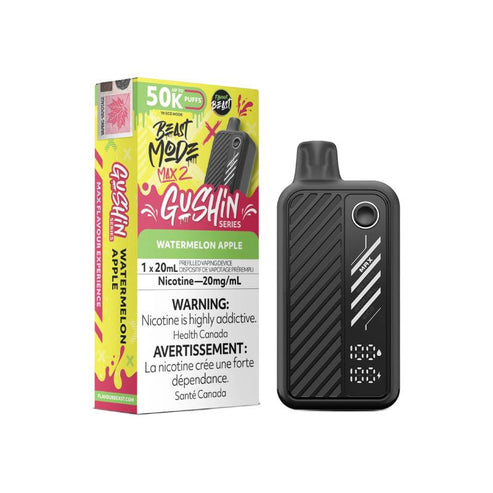 Flavour Beast Beast Mode Max 2 50K - Gushin' Watermelon Apple
