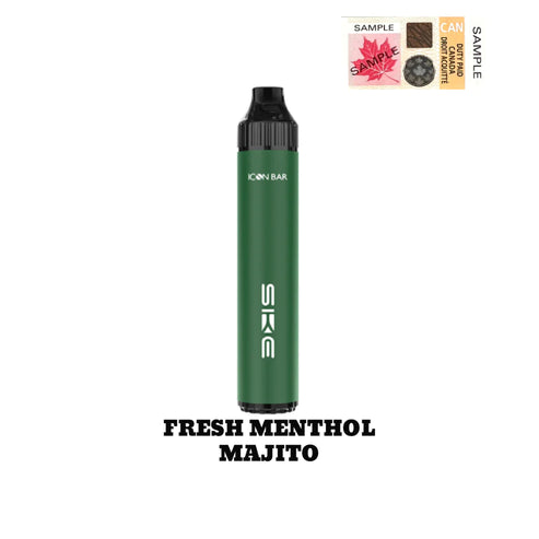 Icon Bar Fresh Menthol Mojito Disposable Vape - Online Vape Shop Canada - Quebec and BC Shipping Available 