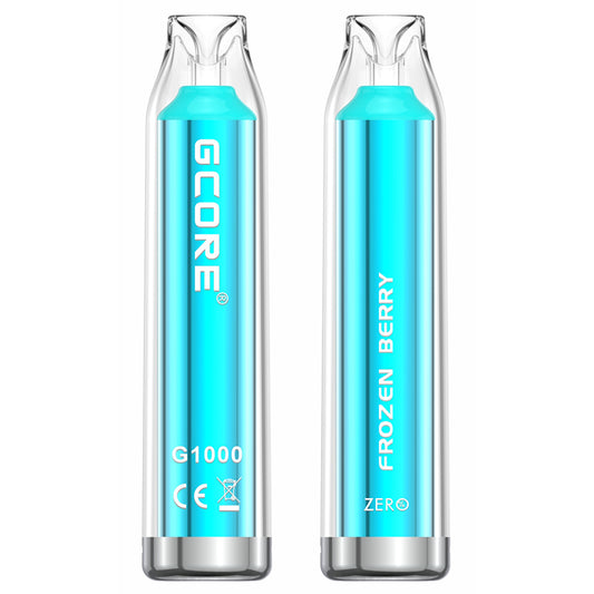 GCore 1000 (Zero Nic) Frozen Berry Disposable Vape - Online Vape Shop Canada - Quebec and BC Shipping Available