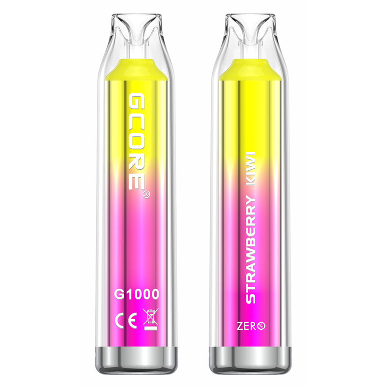 GCore 1000 (Zero Nic) Strawberry Kiwi Disposable Vape - Online Vape Shop Canada - Quebec and BC Shipping Available