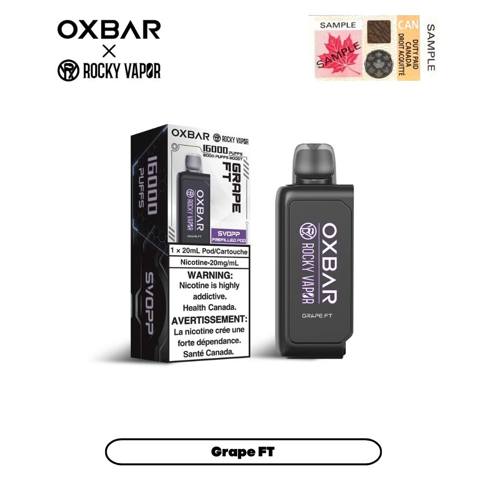 Oxbar Svopp 16K Pods - Grape FT