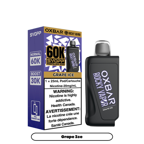 Rocky Vapor Svopp 60K Pro Pods - Grape Ice