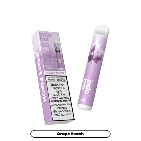 Insta Bar Go Disposable Vape - Grape Peach