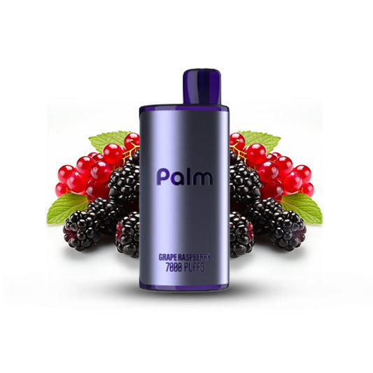 Pop Palm 7000 Grape Raspberry Disposable Vape - Online Vape Shop Canada - Quebec and BC Shipping Available