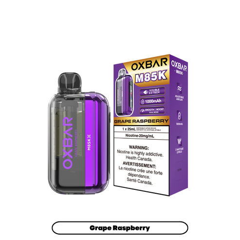 Oxbar M85K Disposable Vape - Grape Raspberry