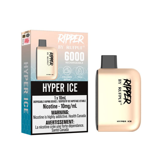 Rufpuf Ripper Hyper Ice Disposable Vape - Online Vape Shop Canada - Quebec and BC Shipping Available