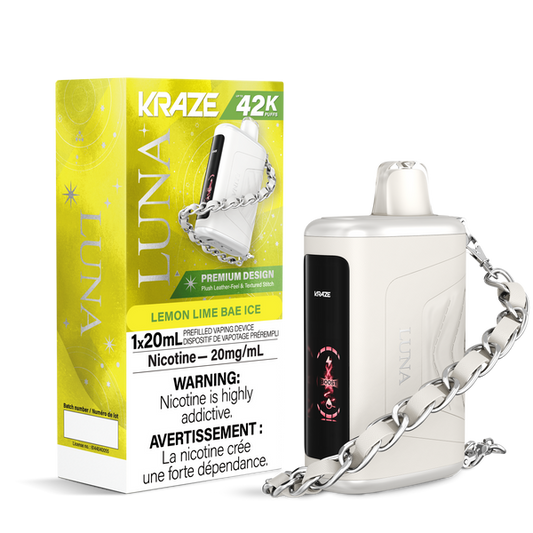 Kraze Luna 42K Disposable Vape - Lemon Lime Bae Ice