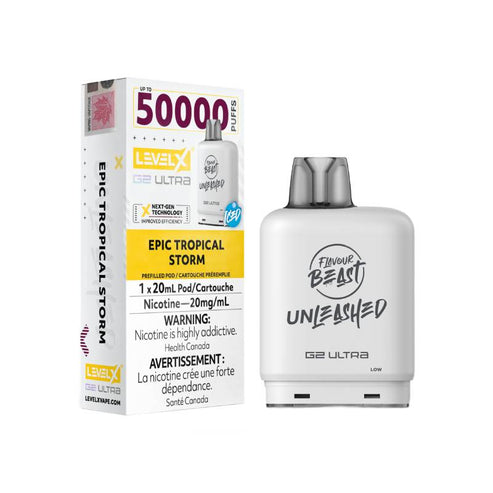 Level X Flavour Beast G2 Unleashed Ultra Pod 50K - Epic Tropical Storm