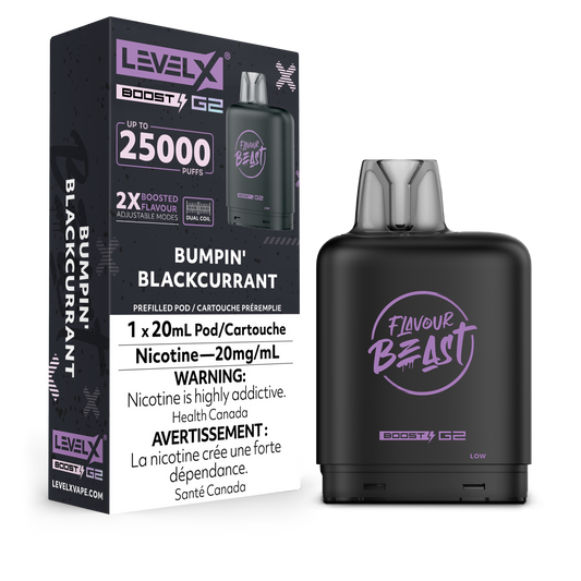 Level X Boost 25K Pods - Bumpin' Blackcurrant