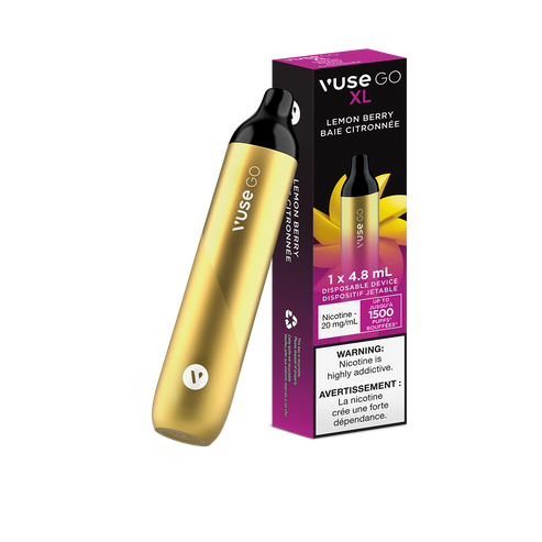 Vuse Go XL Lemon Berry Disposable Vape - Online Vape Shop Canada - Quebec and BC Shipping Available