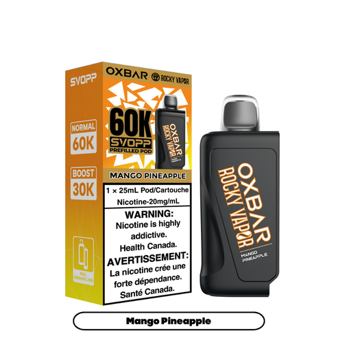 Rocky Vapor Svopp 60K Pro Pods - Mango Pineapple