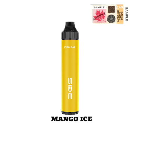 Icon Bar Mango Ice Disposable Vape - Online Vape Shop Canada - Quebec and BC Shipping Available