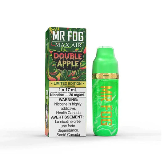 Mr Fog Max Air MA8500 Double Apple Disposable Vape - Online Vape Shop Canada - Quebec and BC Shipping Available