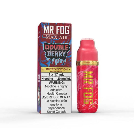 Mr Fog Max Air MA8500 Double Berry Disposable Vape - Online Vape Shop Canada - Quebec and BC Shipping Available
