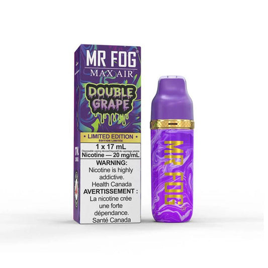 Mr Fog Max Air MA8500 Double Grape Disposable Vape - Online Vape Shop Canada - Quebec and BC Shipping Available