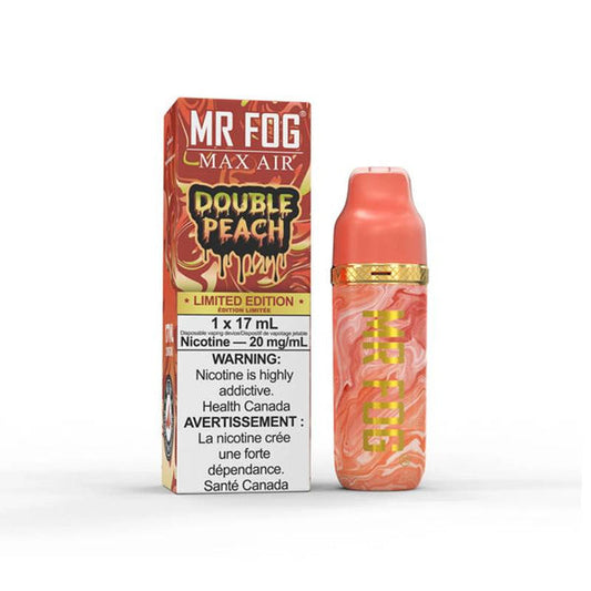 Mr Fog Max Air MA8500 Double Peach Disposable Vape - Online Vape Shop Canada - Quebec and BC Shipping Available