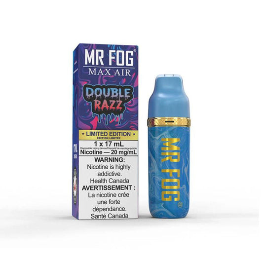 Mr Fog Max Air MA8500 Double Razz Disposable Vape - Online Vape Shop Canada - Quebec and BC Shipping Available