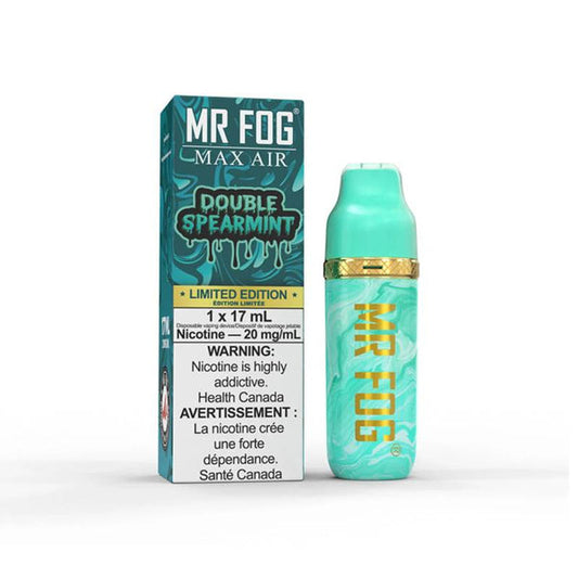 Mr Fog Max Air MA8500 Double Spearmint Disposable Vape - Online Vape Shop Canada - Quebec and BC Shipping Available