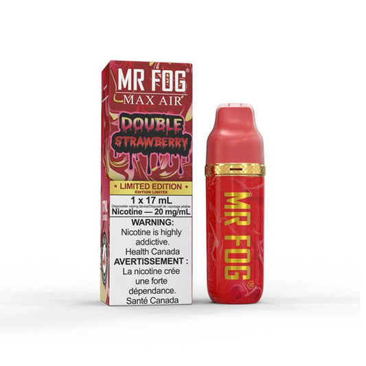 Mr Fog Max Air MA8500 Double Strawberry Disposable Vape - Online Vape Shop Canada - Quebec and BC Shipping Available