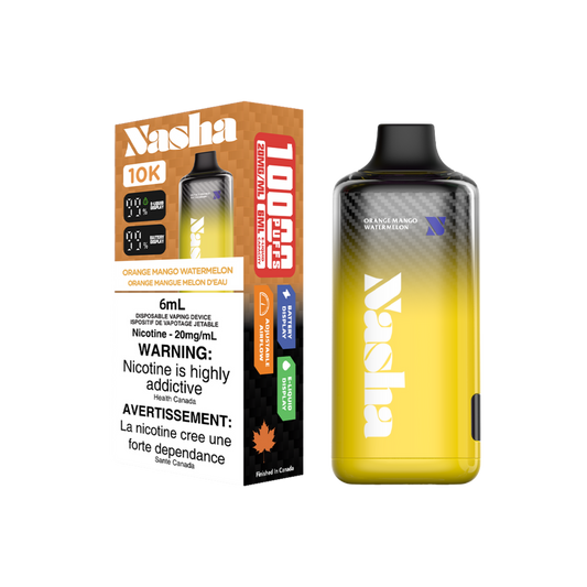 Nasha 10K Disposable Vape - 10,000 Puffs Infinite Vapes Canada Nasha 10K Disposable Vape - 10,000 Puffs Infinite Vapes Canada