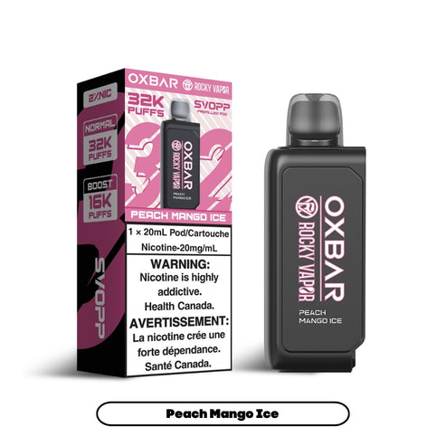 Oxbar Svopp 32K Pods - Peach Mango Ice