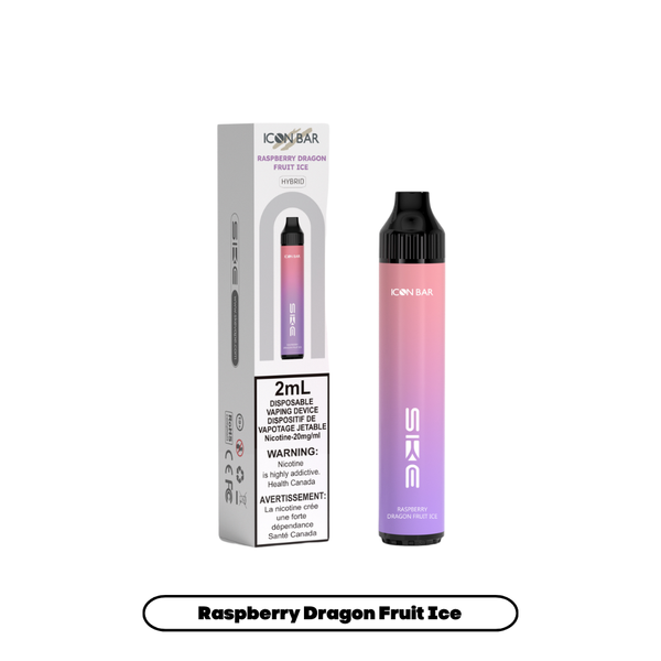 Icon Bar Raspberry Dragon Fruit Ice Disposable Vape
