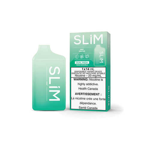 SLiM 7500 Mint Disposable Vape - Online Vape Shop Canada - Quebec and BC Shipping Available