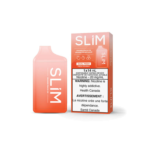 SLiM 7500 Orange Peach Ice Disposable Vape - Online Vape Shop Canada - Quebec and BC Shipping Available