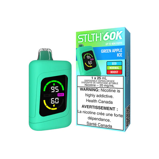 Stlth 60K - Green Apple Ice