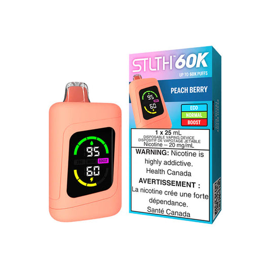 Stlth 60K - Peach Berry