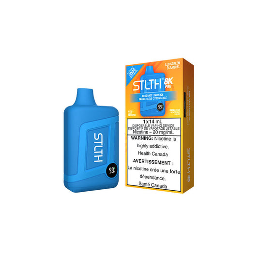 STLTH 8K Pro Blue Razz Lemon Ice Disposable Vape