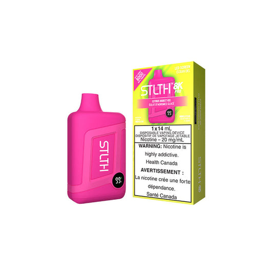 STLTH 8K Pro Citrus Burst Ice Disposable Vape