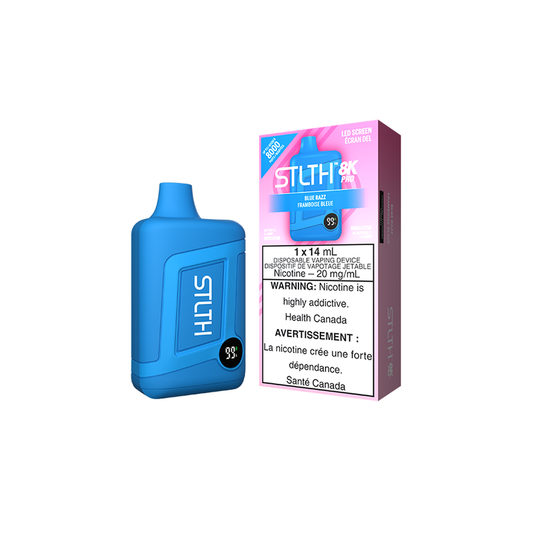 STLTH 8K Pro Blue Razz Disposable Vape