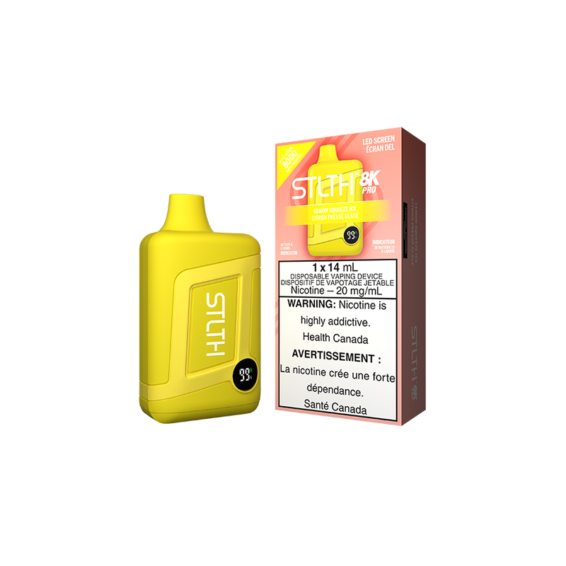 STLTH 8K Pro Lemon Squeeze Ice Disposable Vape