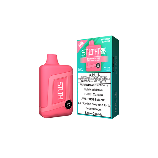 STLTH 8K Pro Strawnana Orange Disposable Vape