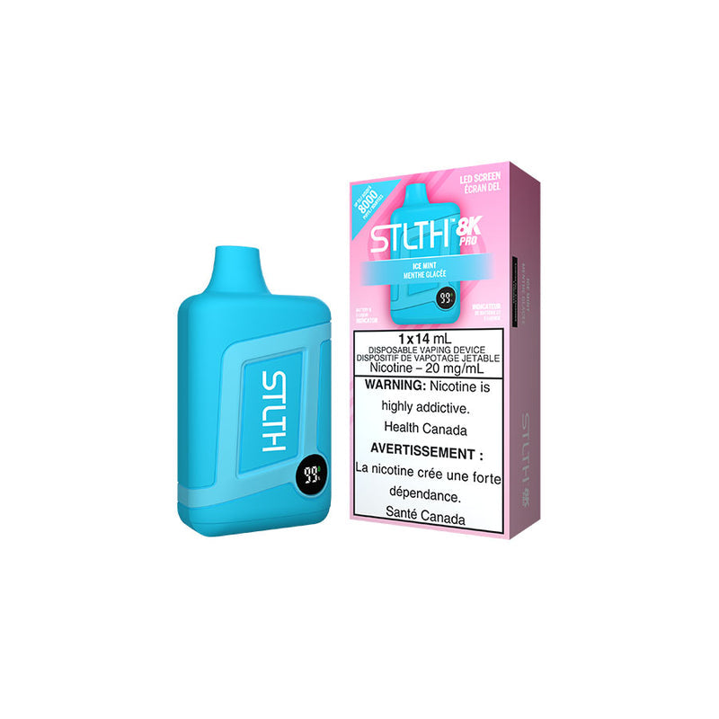 STLTH 8K Pro Ice Mint Disposable Vape