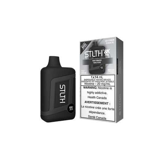 STLTH 8K Pro Rich Tobacco Disposable Vape