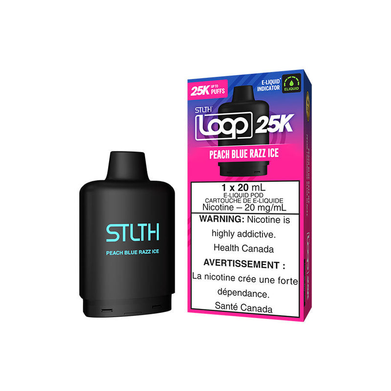 STLTH Loop 25K Pods - Peach Blue Razz Ice