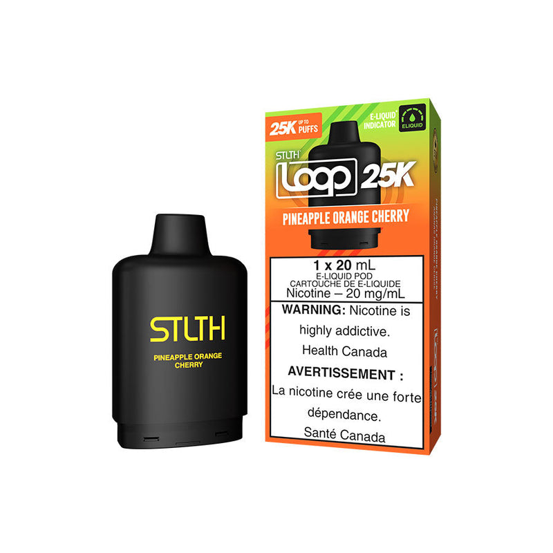 STLTH Loop 25K Pods - Pineapple Orange Cherry