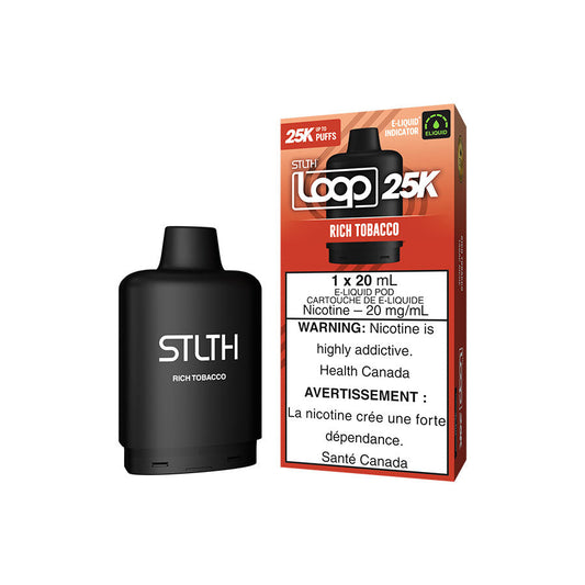 STLTH Loop 25K Pods - Rich Tobacco