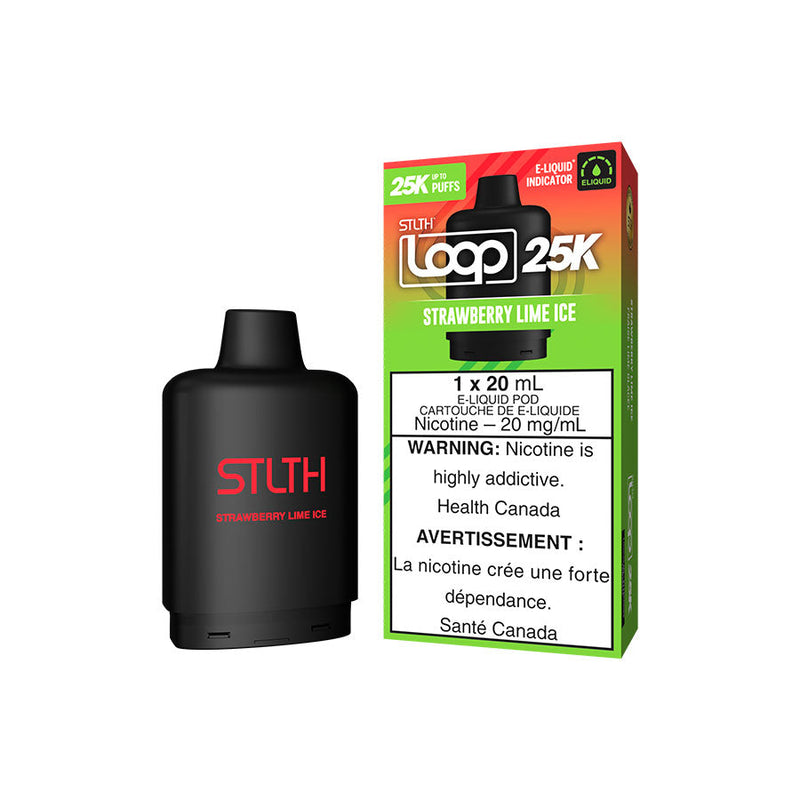 STLTH Loop 25K Pods - Strawberry Lime Ice